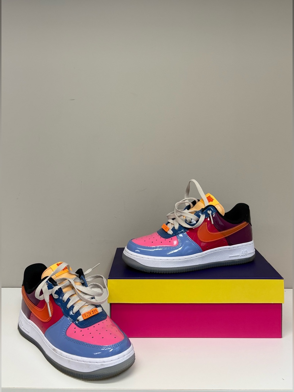 Nike Undefeated Multicolor Low-Top Sneakers - Pink, Blue, Red, Purple